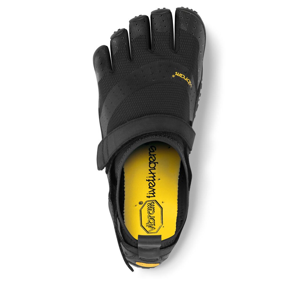 Zapatos De Agua Hombre Negros - FiveFingers V-Aqua - FQIRAC-867